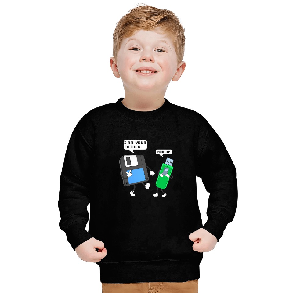 USB Floppy Disk Im Your Father Funny Programmer Engineer Sweatshirts