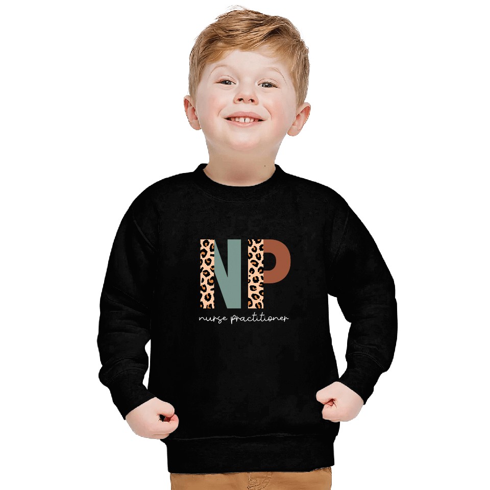 nurses Practitioner Leopard NP Week Appreciation Sweatshirts