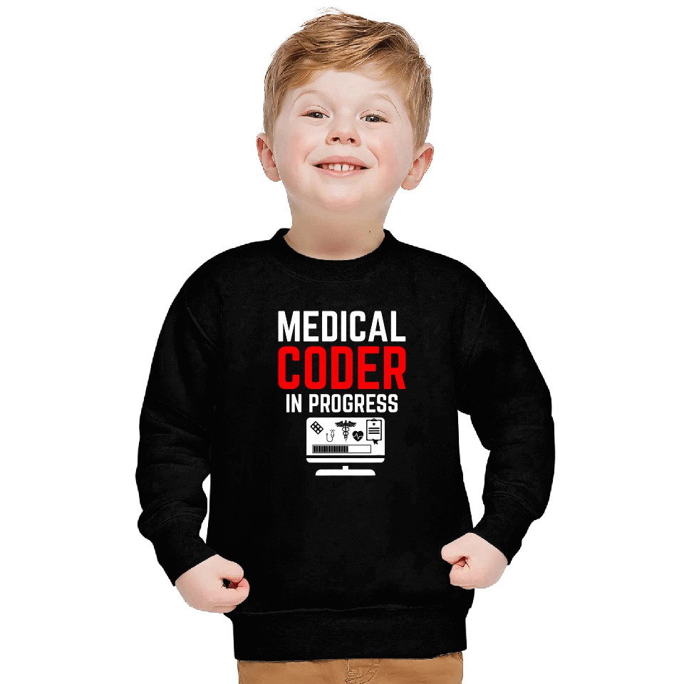 medicals Coder medicals School Student Soon To Be Coder Crew Sweatshirts