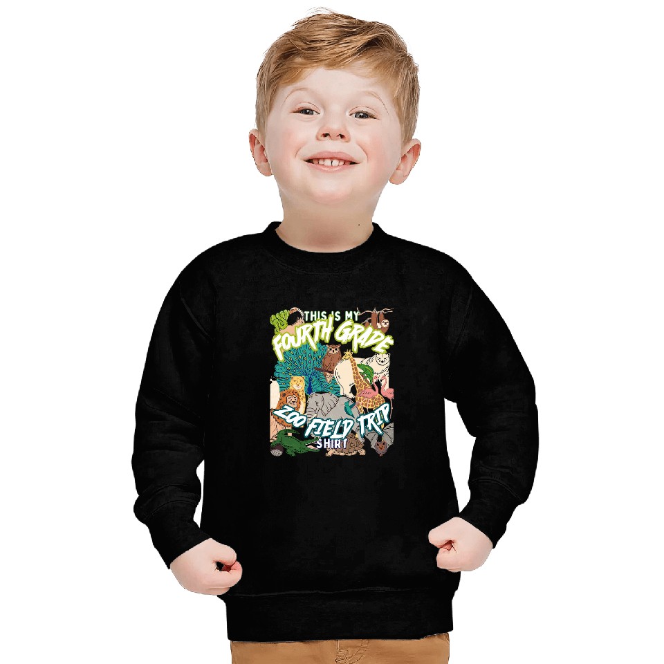 Fourth Grade Zoo Field Trip Matching Student Teacher Class Sweatshirts
