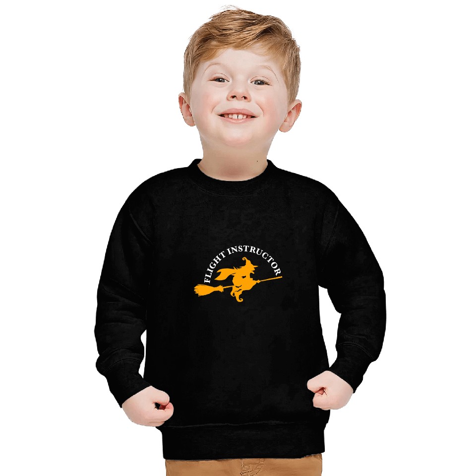 Halloween Pilot Witch Flight Instructor Witch Sweatshirts