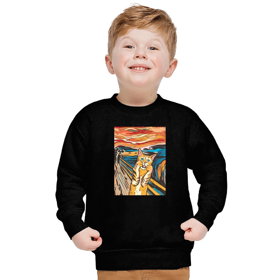 The scream of the cat Sweatshirts
