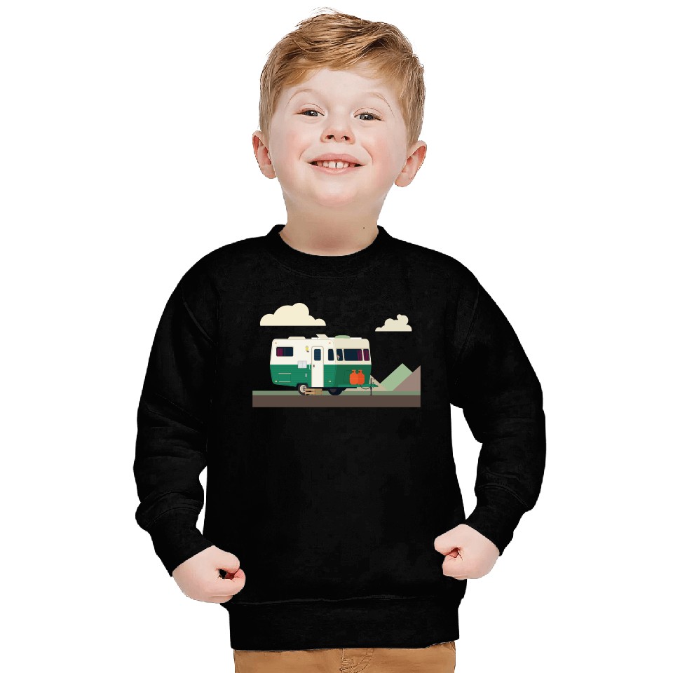 camper in the mountains Sweatshirts