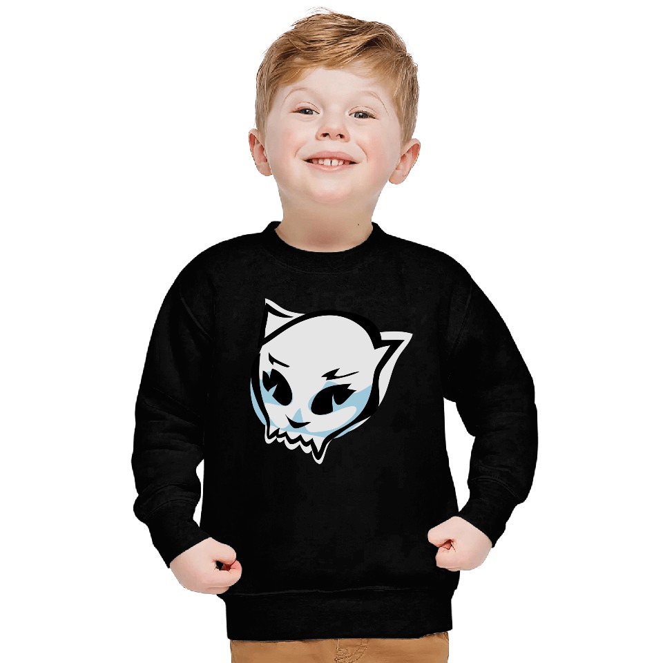 cat skull Sweatshirts