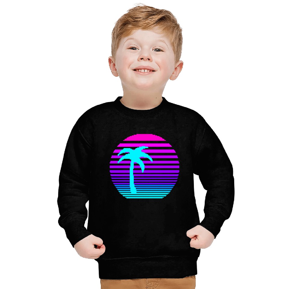Aesthetic Sun & Palm Sweatshirts