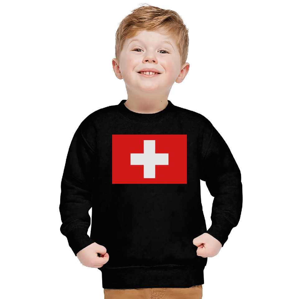 flag switzerland Sweatshirts