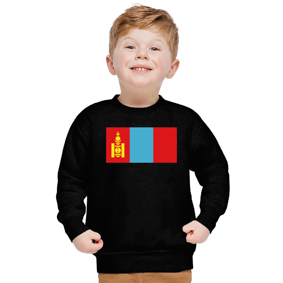 flag mongolia Sweatshirts