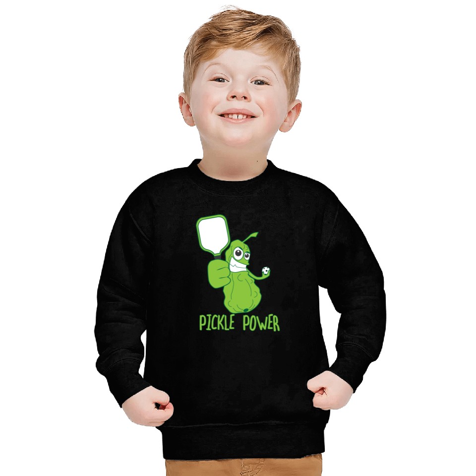 Pickleball Funny Pickle Power Sweatshirts