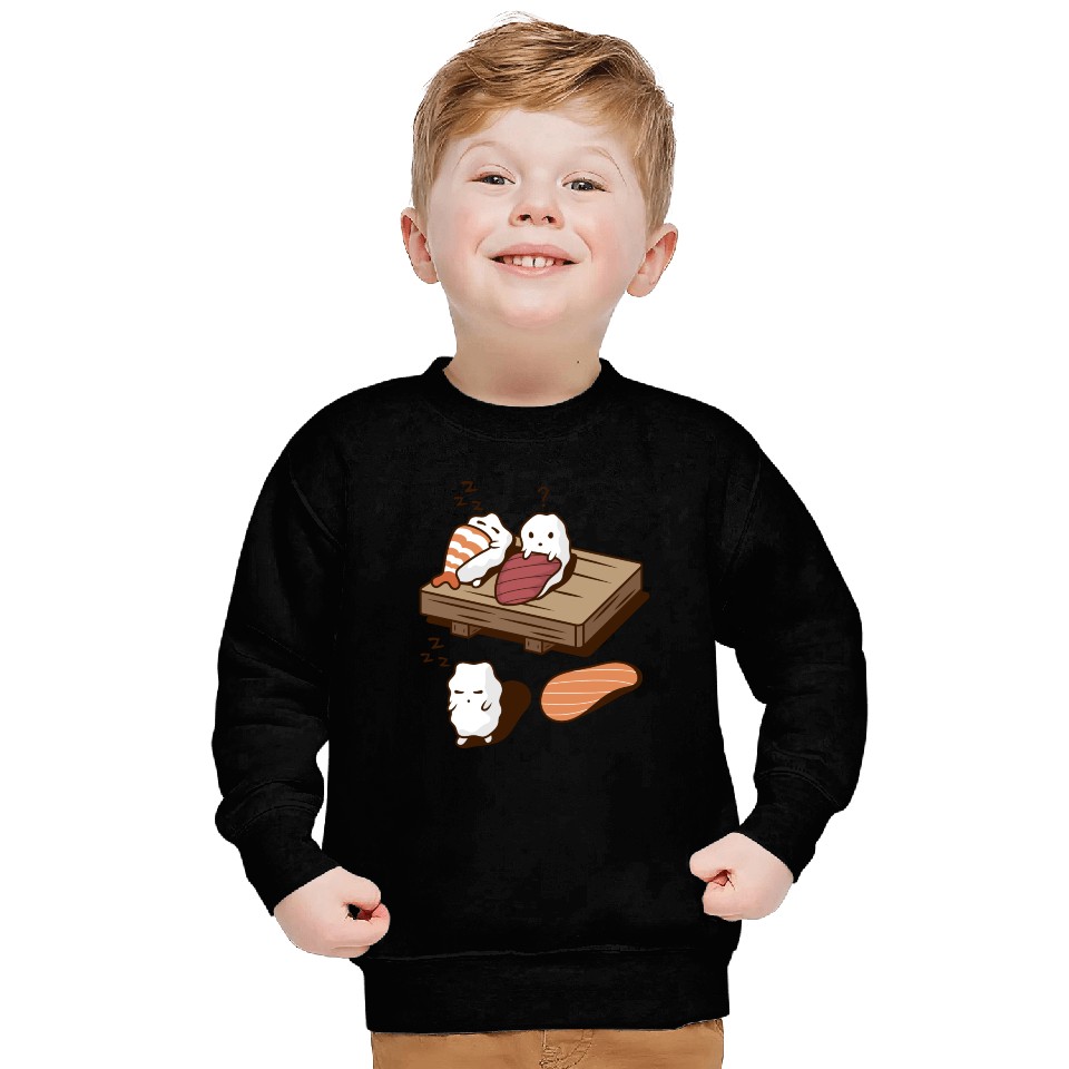 Funny Cute Japanese Food Sushi Sweatshirts