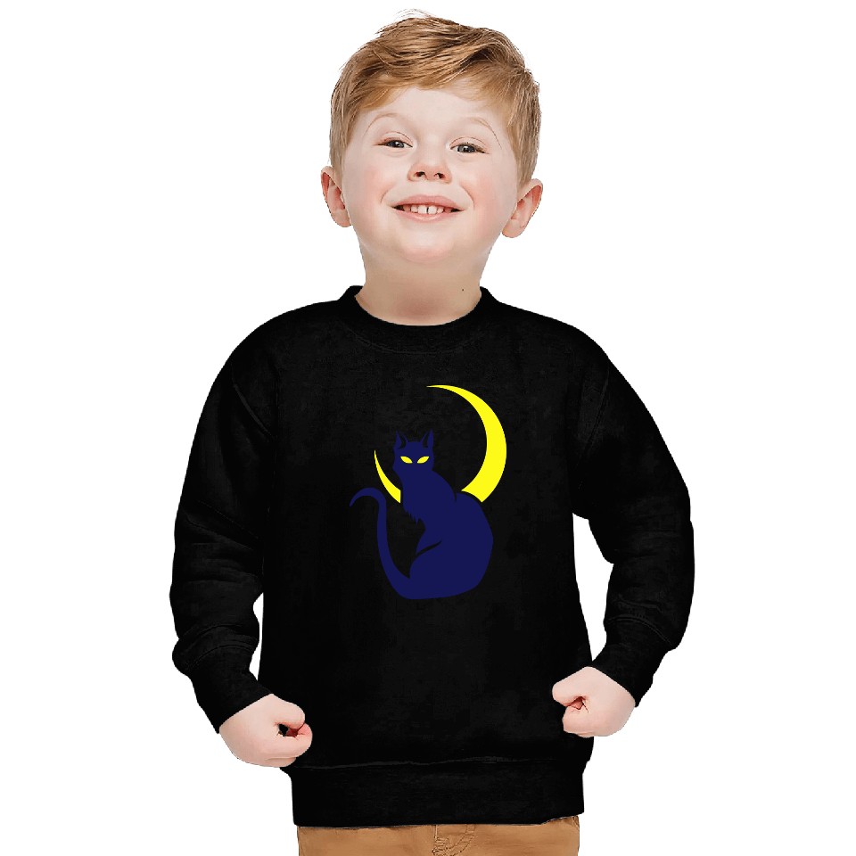 night cat Sweatshirts