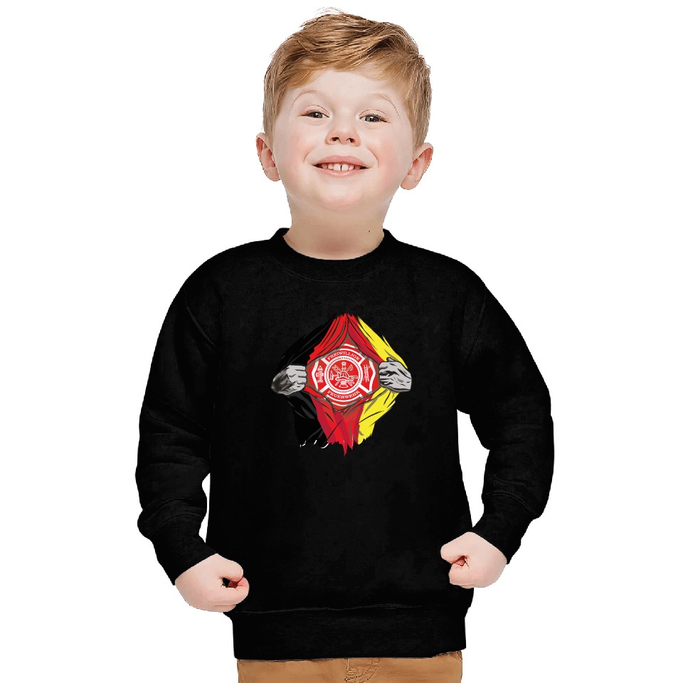 German Volunteer Fire Brigade Firefighter Sweatshirts