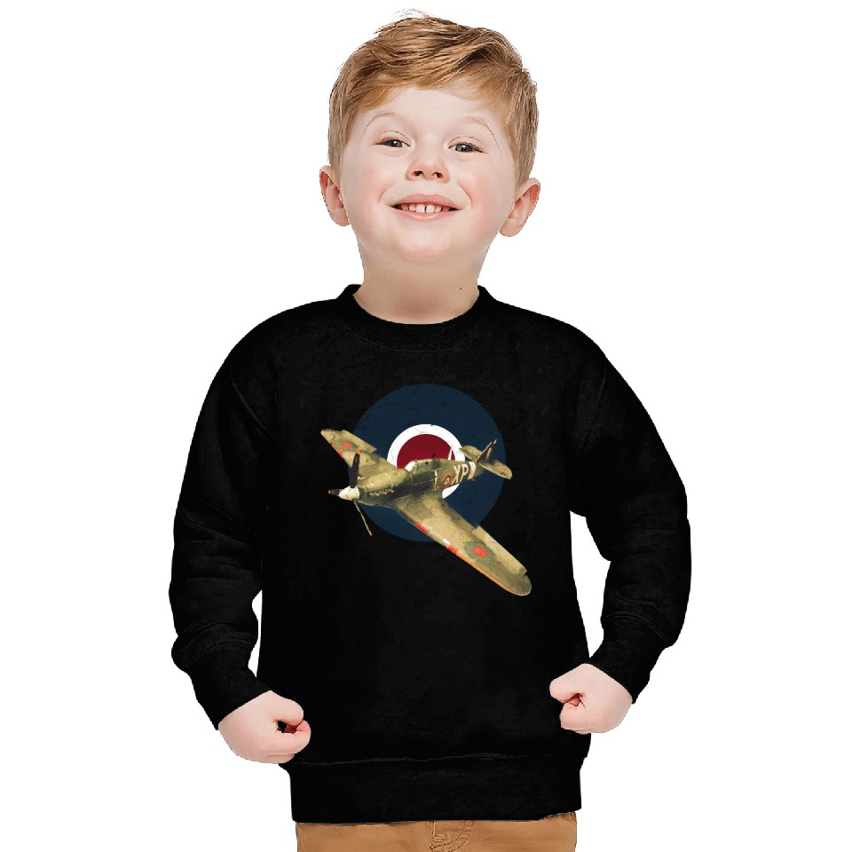Hawker Hurricane RAF WW2 Fighter Plane Sweatshirts