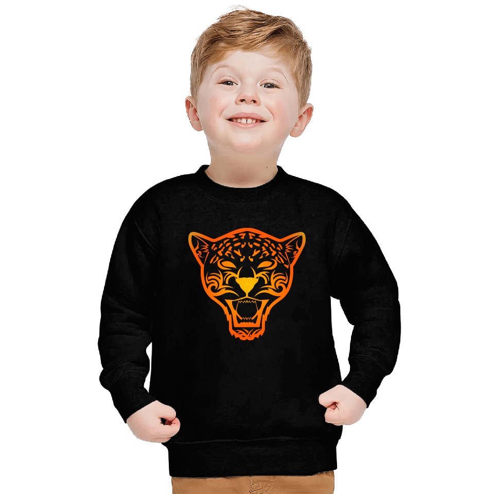 T Tattoo Jaguar Face Gift Idea Sweatshirts