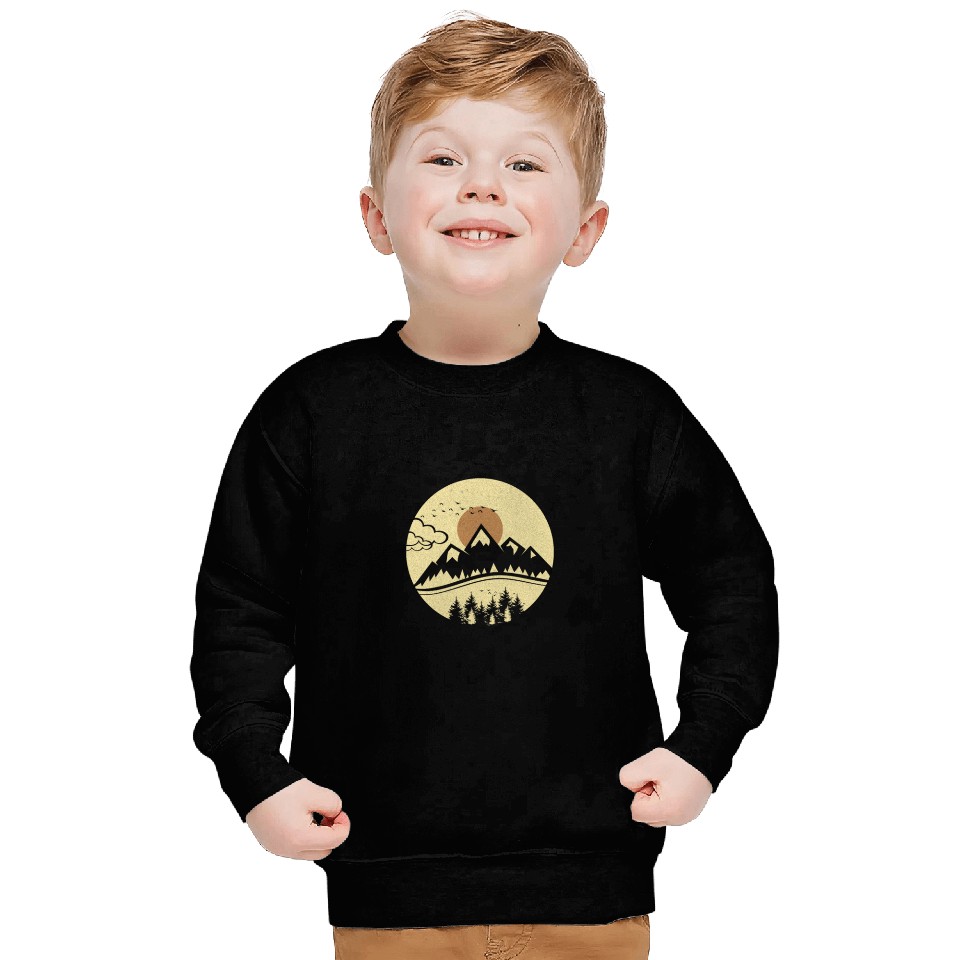 Tri blend Nature Print Sweatshirts