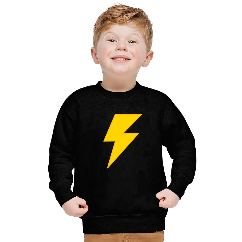 yellow lightning bolt Sweatshirts
