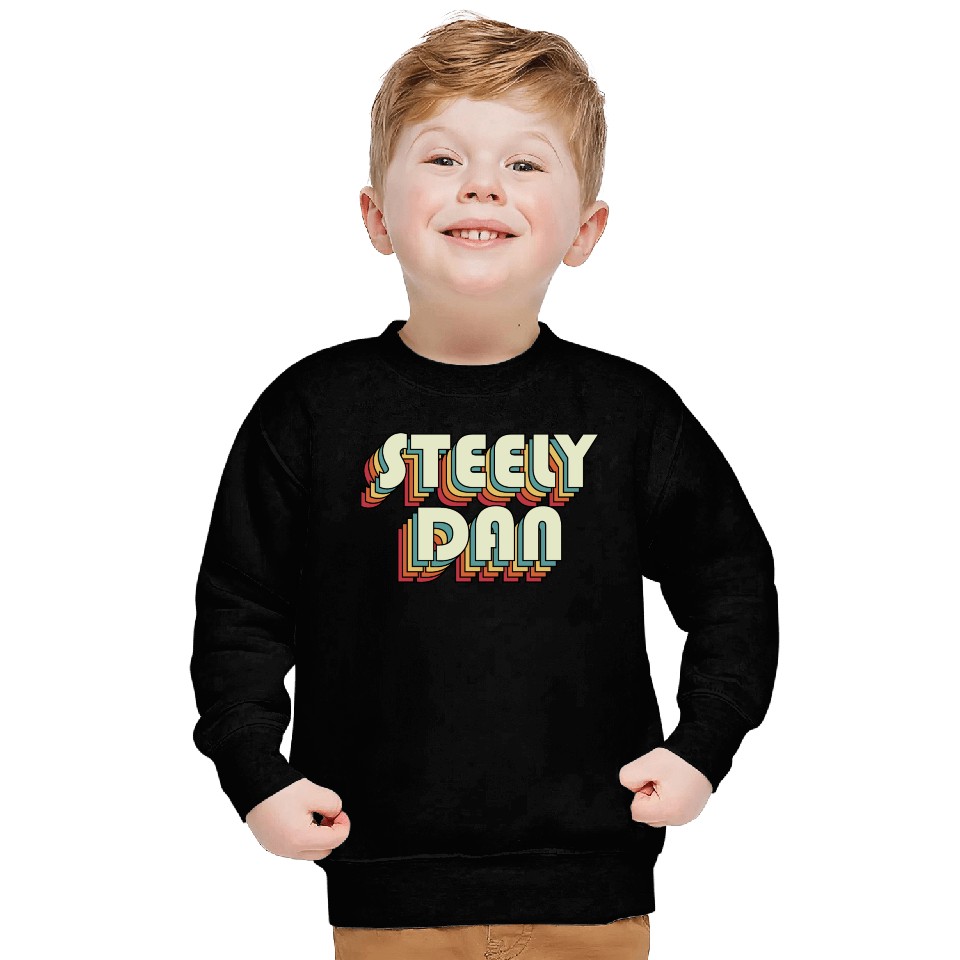Steely Dan | Unique Retro Faded-Style Typography Sweatshirts