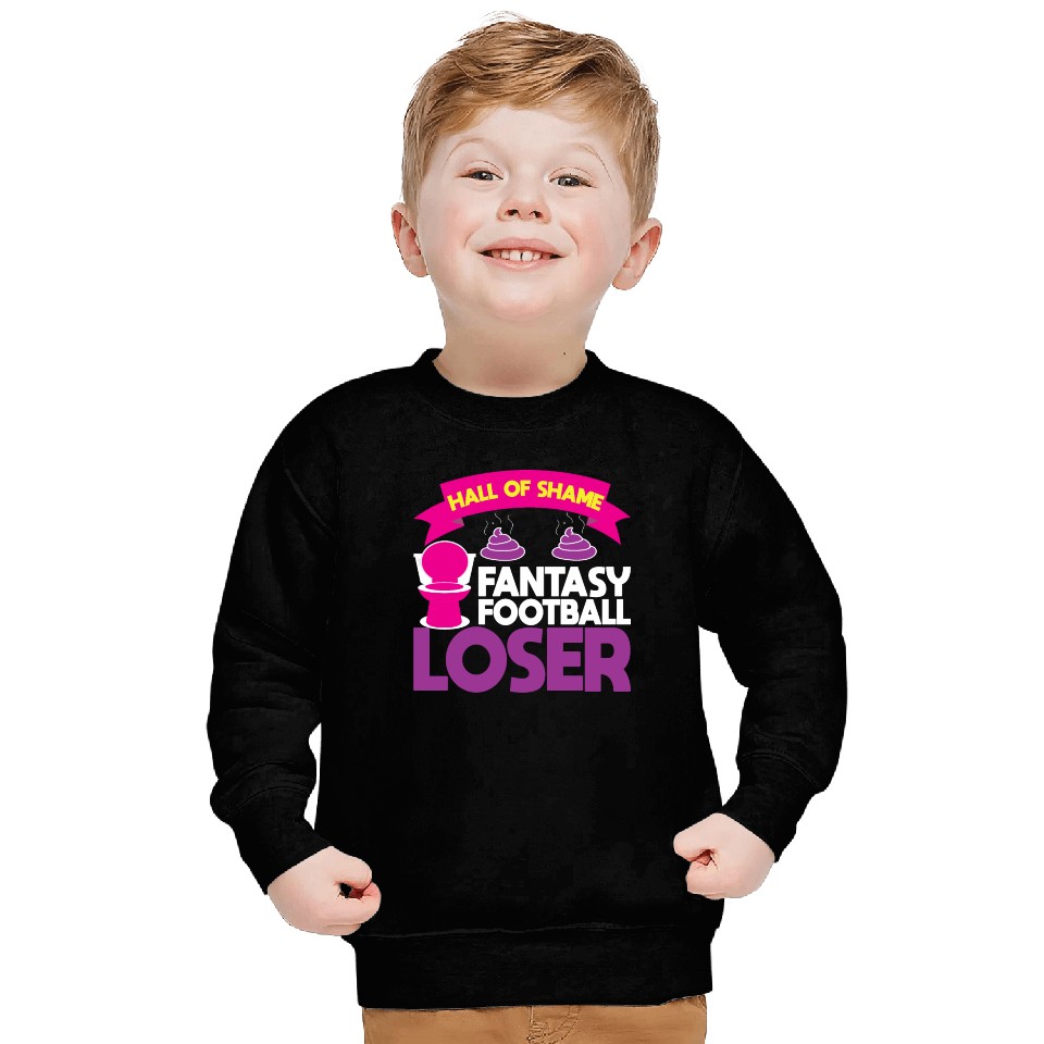 Fantasy Football Loser Poop Funny Sweatshirts