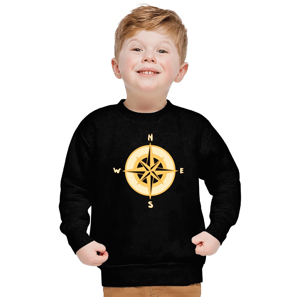 Nautical Compass star / rose, cardinal directions Sweatshirts