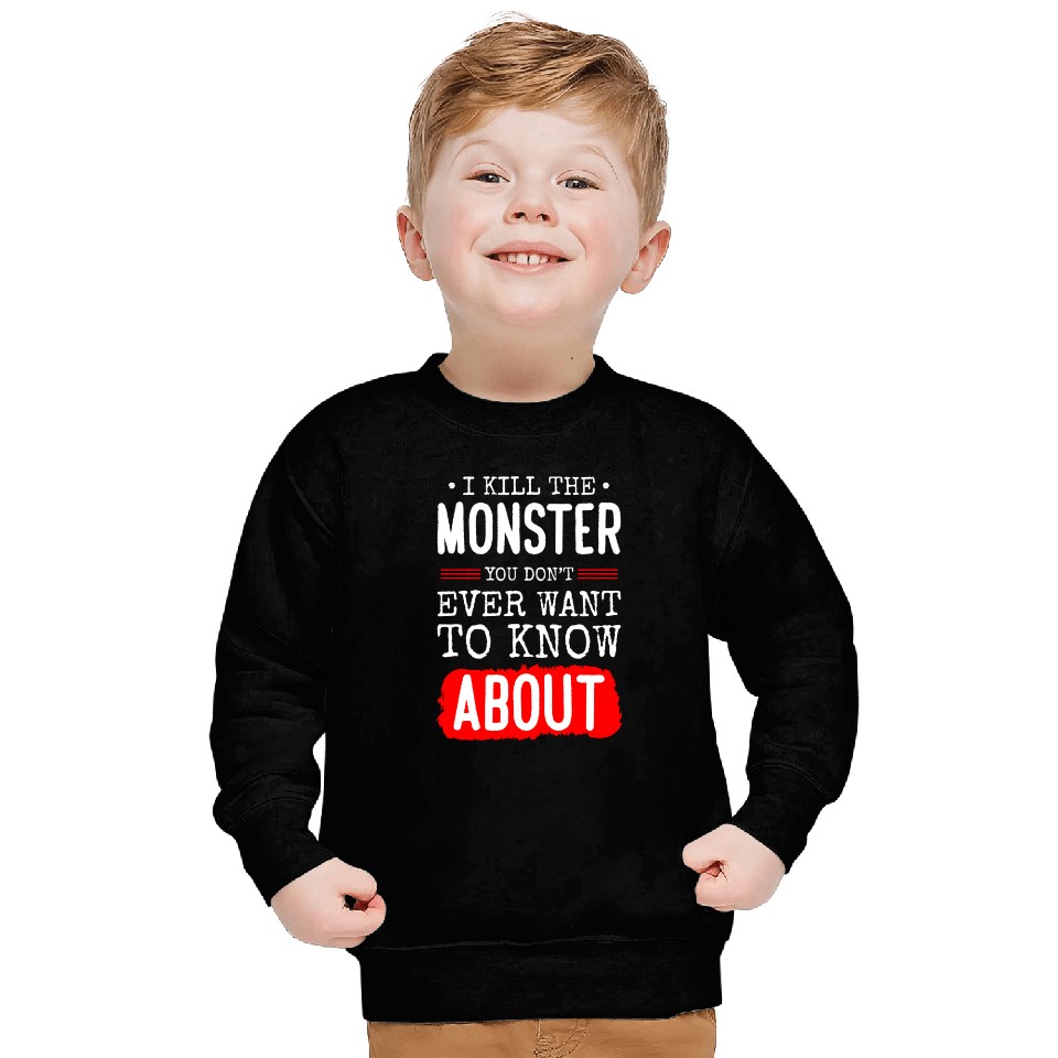 Evil Cute Little Sister Brother Sweatshirts