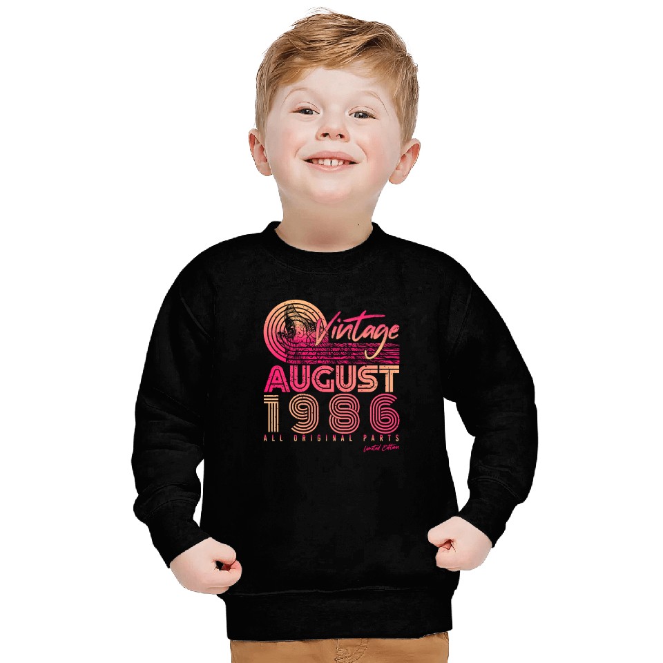 Year Of Construction In August 1986 Sweatshirts