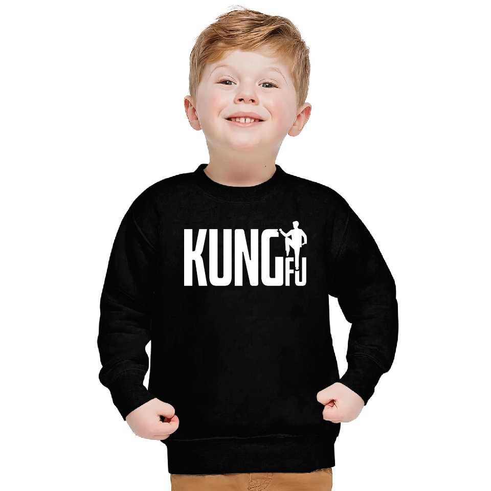 Kung Fu Simple Cool Artwork Sweatshirts