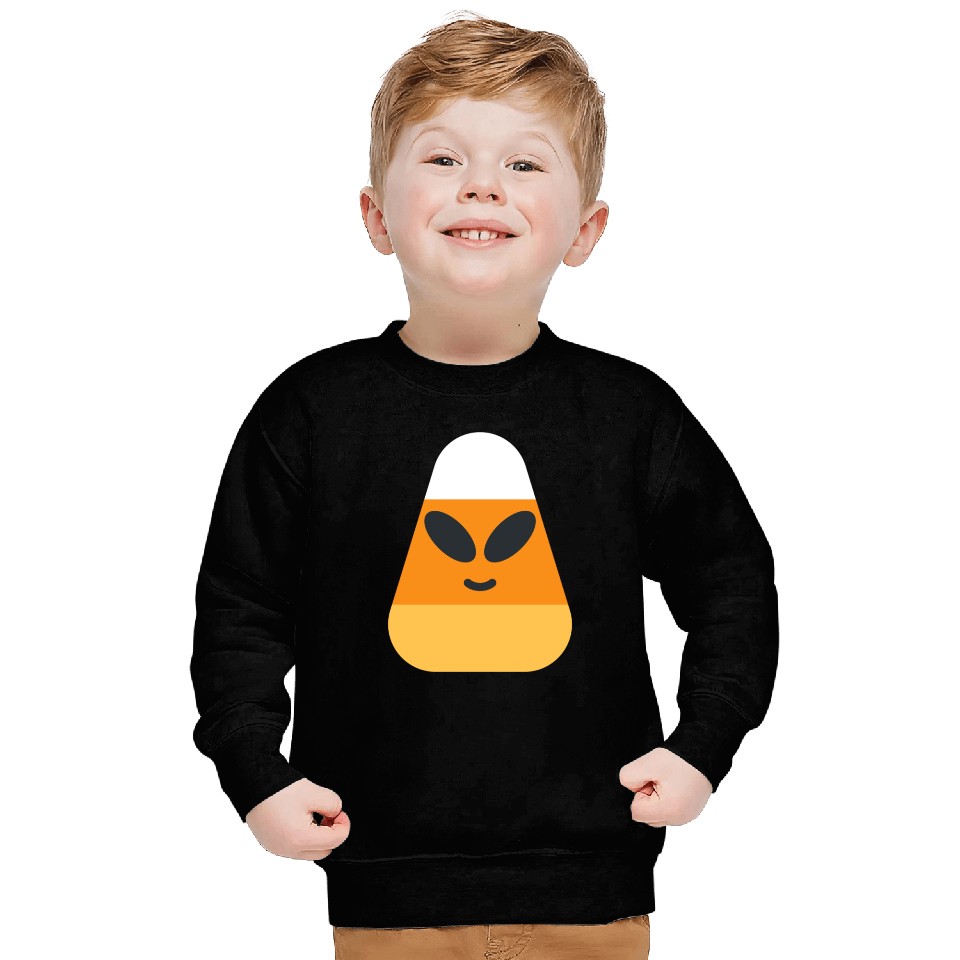 Alien Candy Corn Halloween Costume Sweatshirts