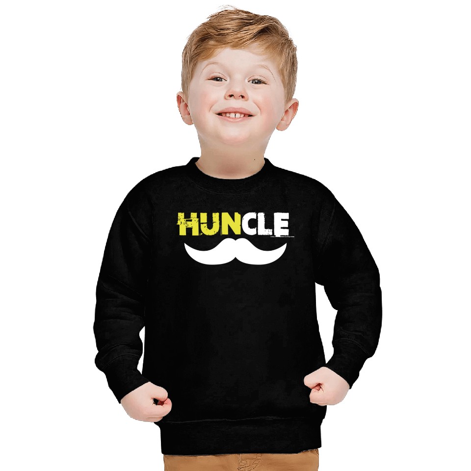 Huncle Eroded Yellow Sweatshirts
