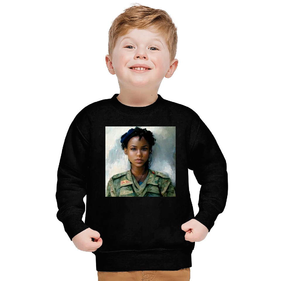 Beautiful US army combat medic painting Sweatshirts