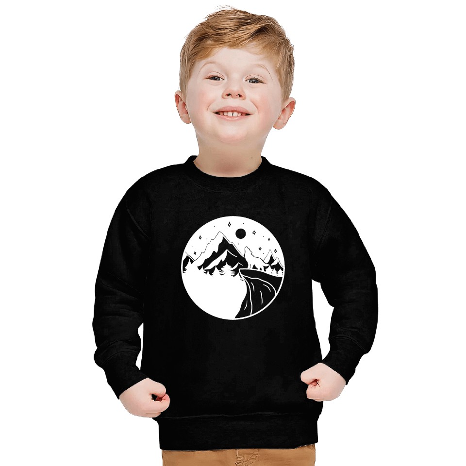 Wolf on the Mountain Sweatshirts