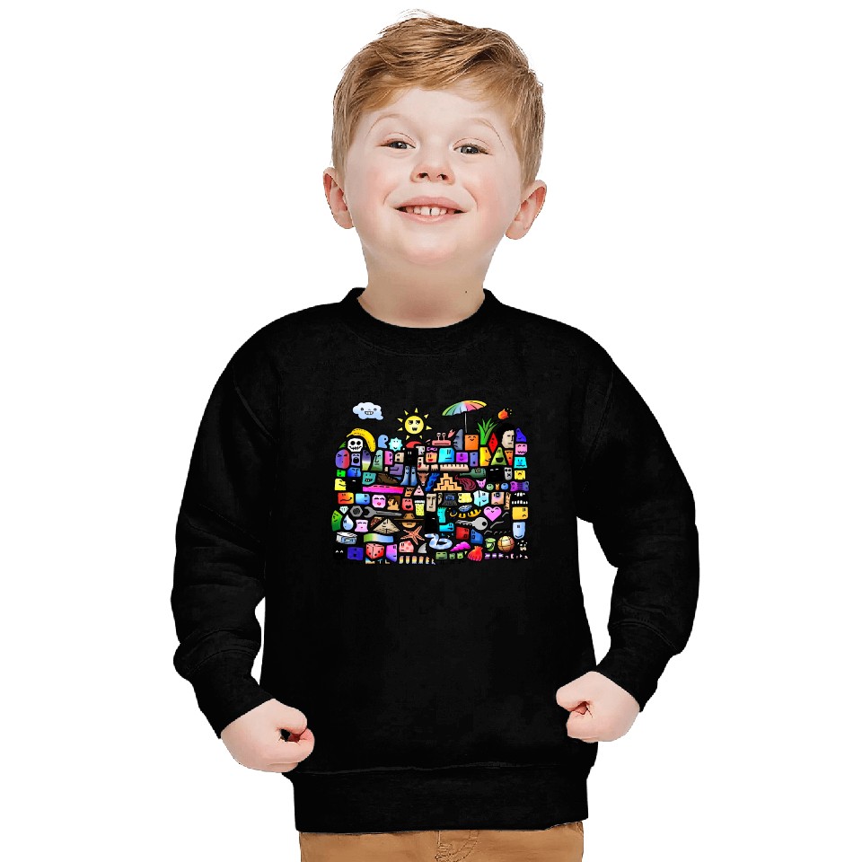 SUMMER stone faces - DIGITAL Sweatshirts