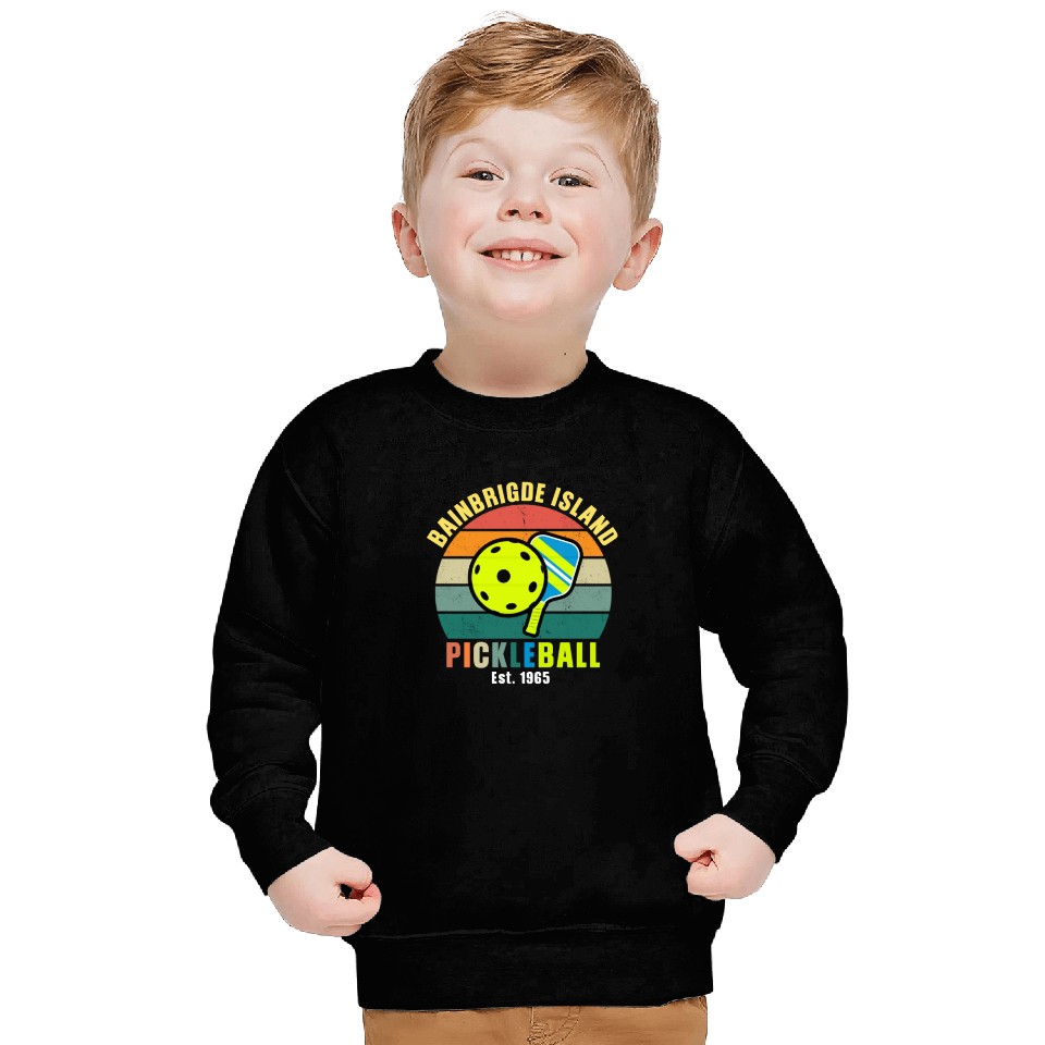 Bainbridge Island pickleball Est 1965 Sweatshirts