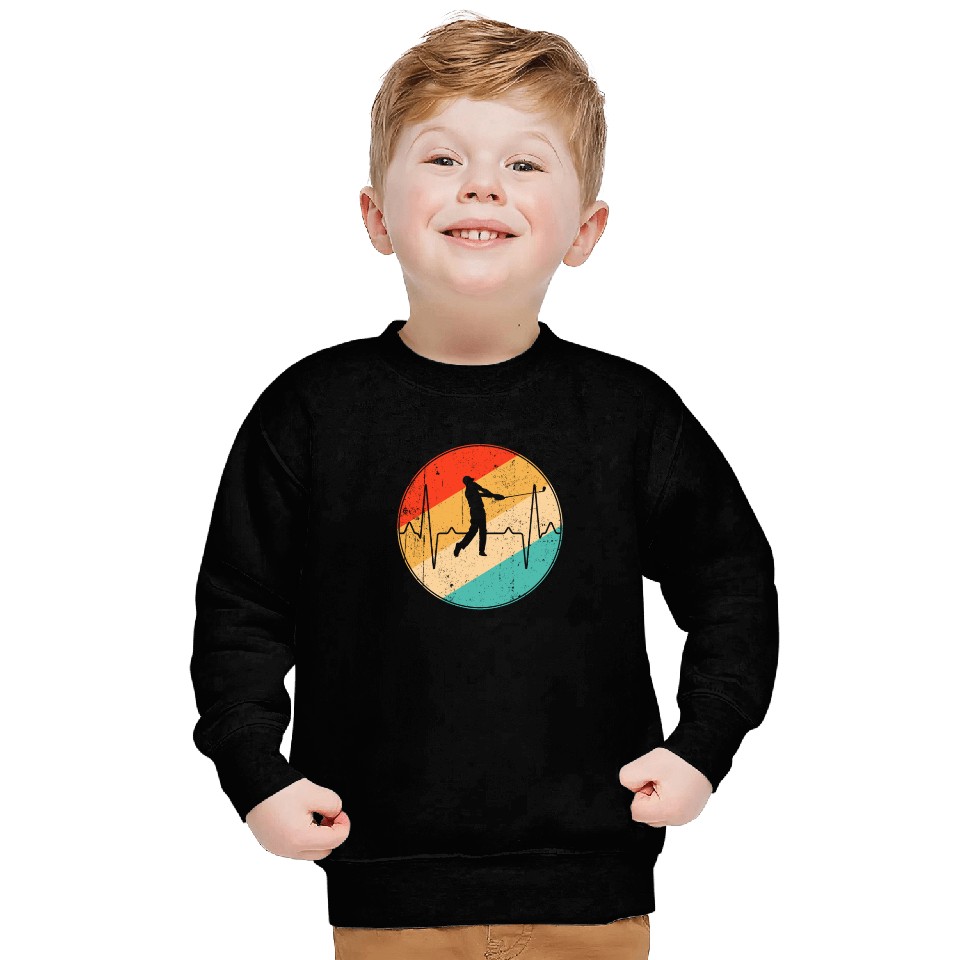 golf retro heartbeat Sweatshirts