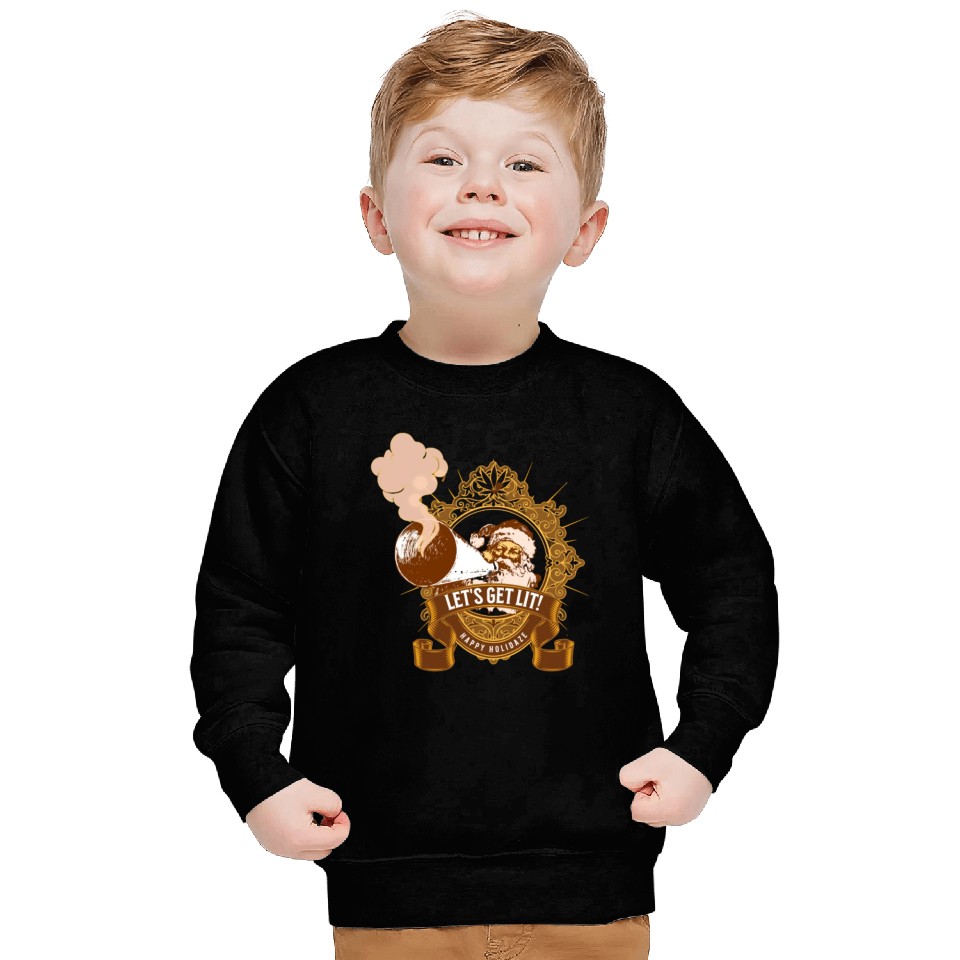 Lets get lit christmas Sweatshirts