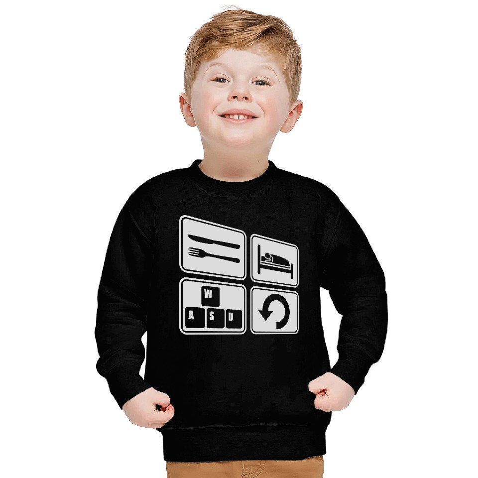 computer gaming daily repeat Sweatshirts