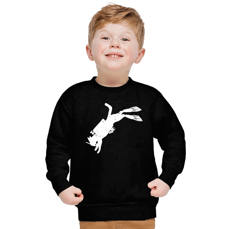Diving Cat Scuba Diver Cat Lover Sweatshirts