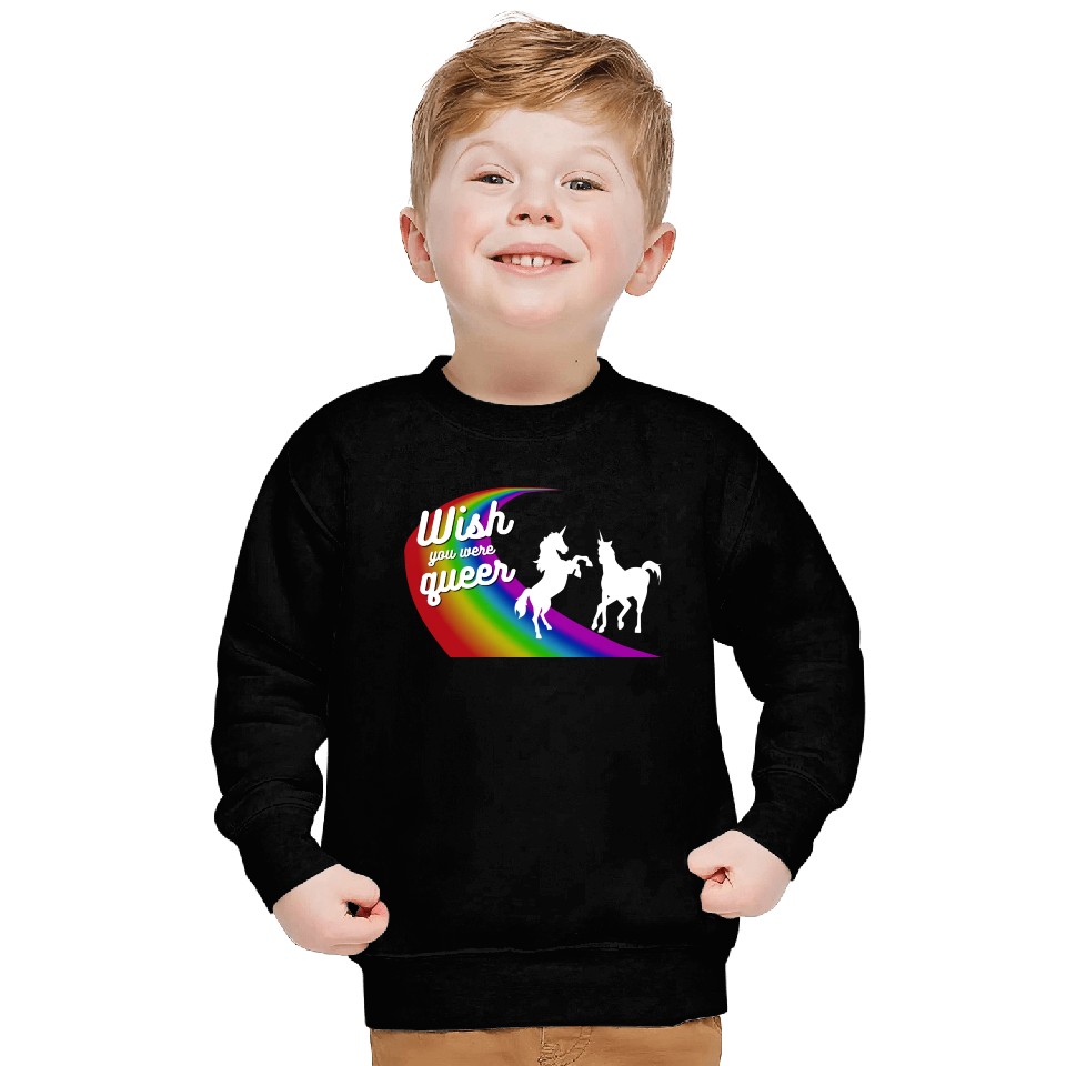 Wish You Were Queer Sweatshirts