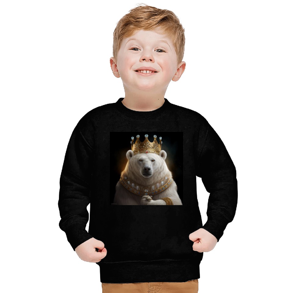 Polar Bear King Sweatshirts