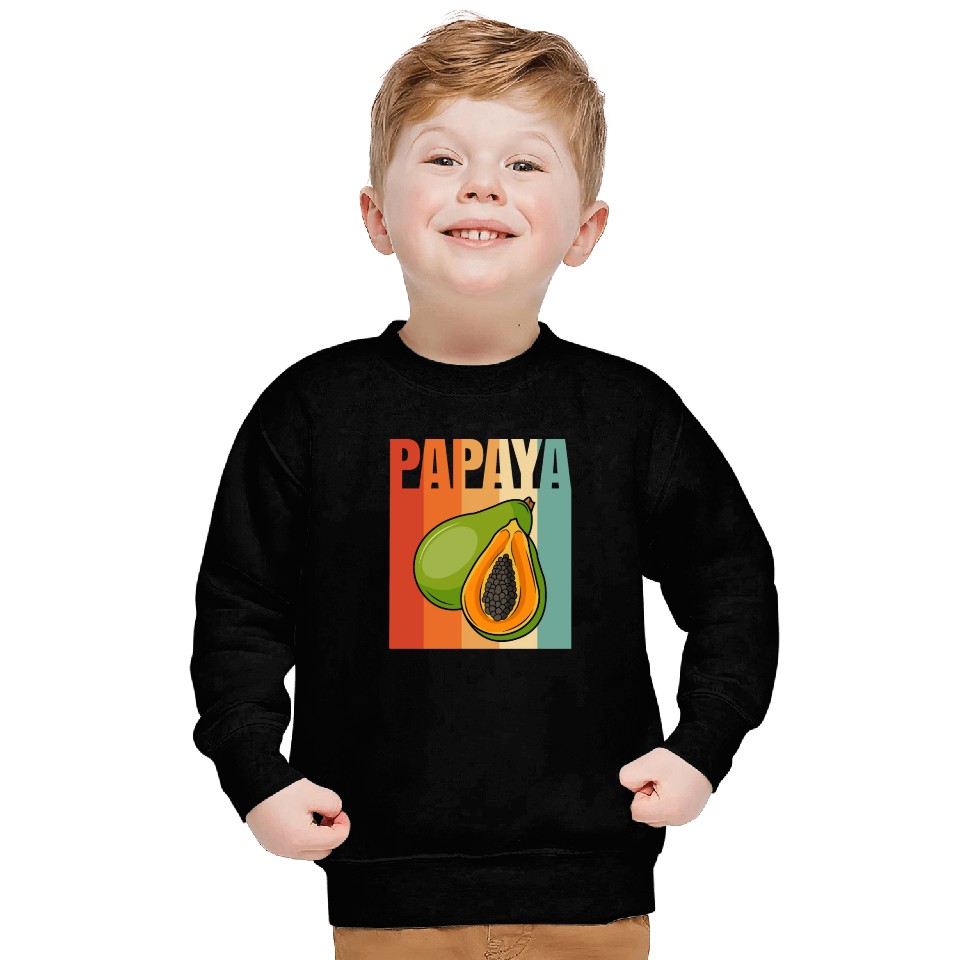 Retro Papaya Sweatshirts