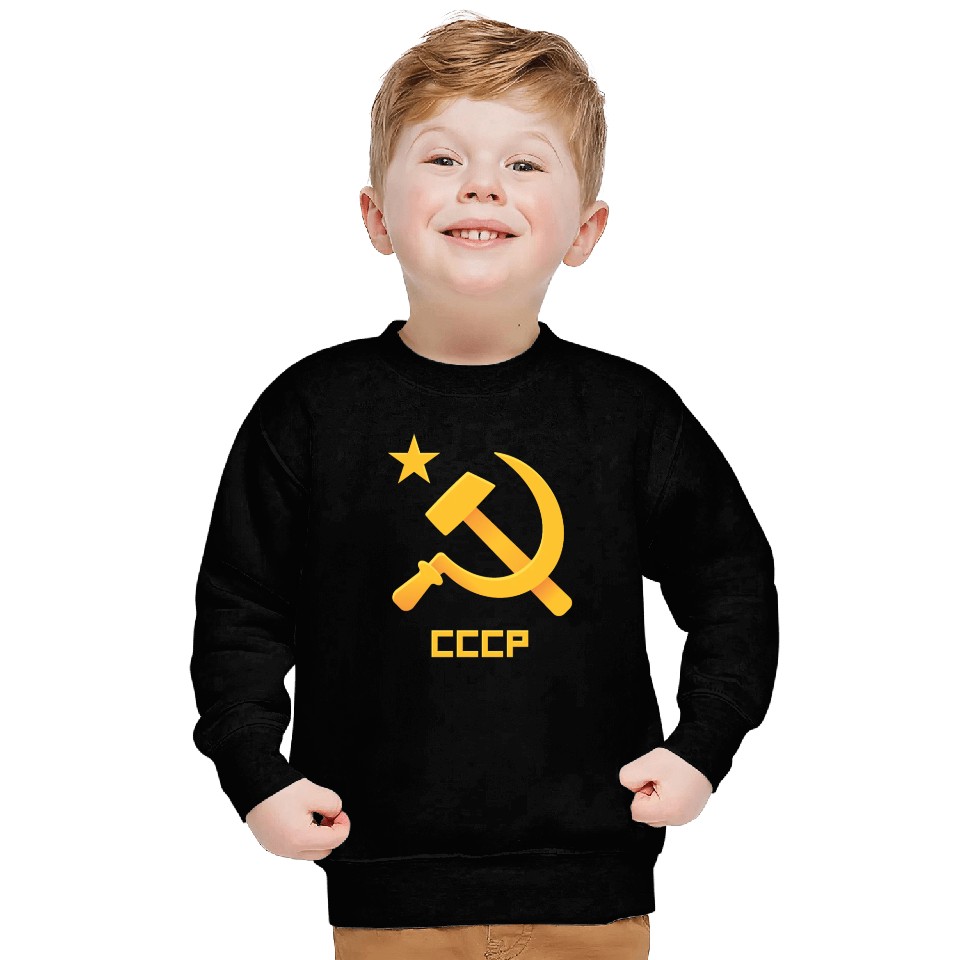 USSR Soviet Union Russia Hammer Sickel USSR Flag C Sweatshirts