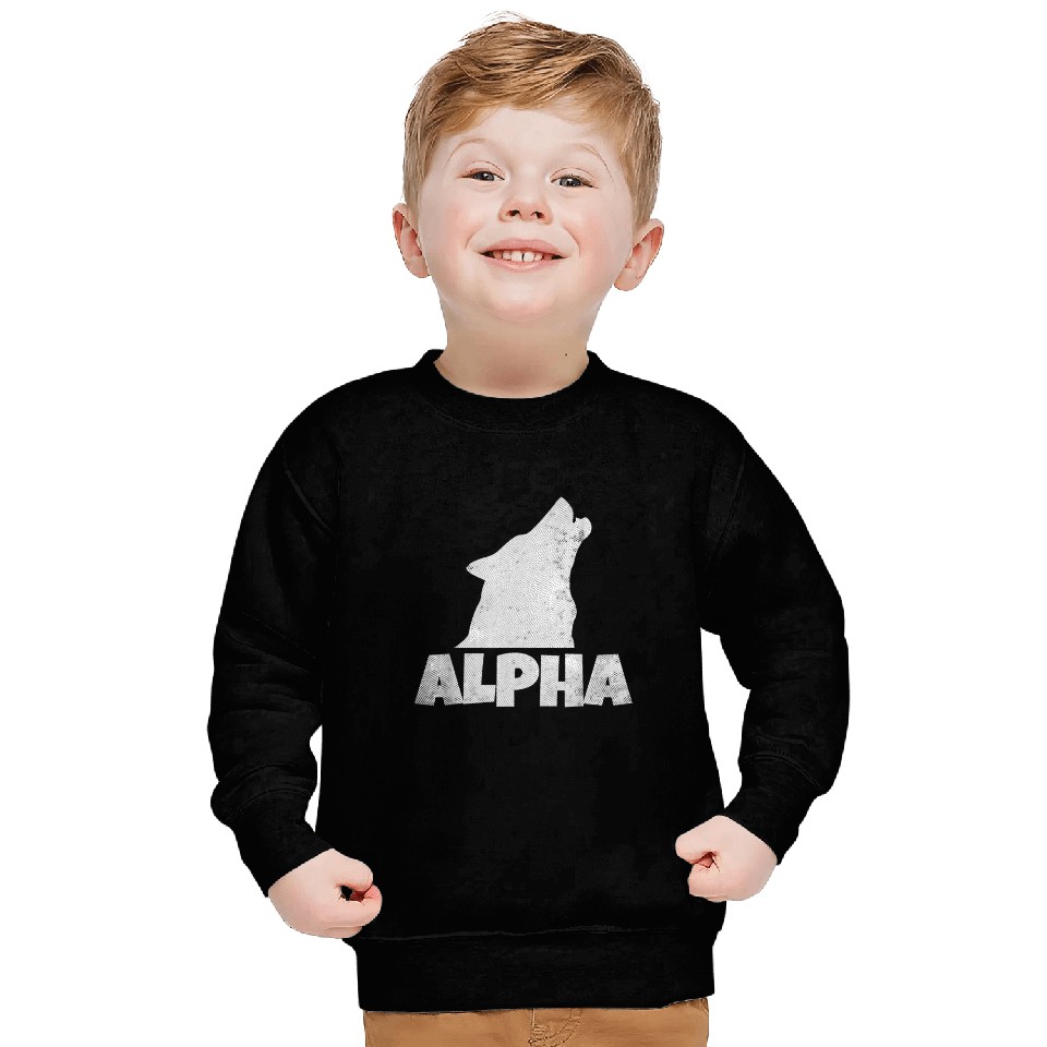 Alpha Wolf Pack Member Wildlife Sweatshirts
