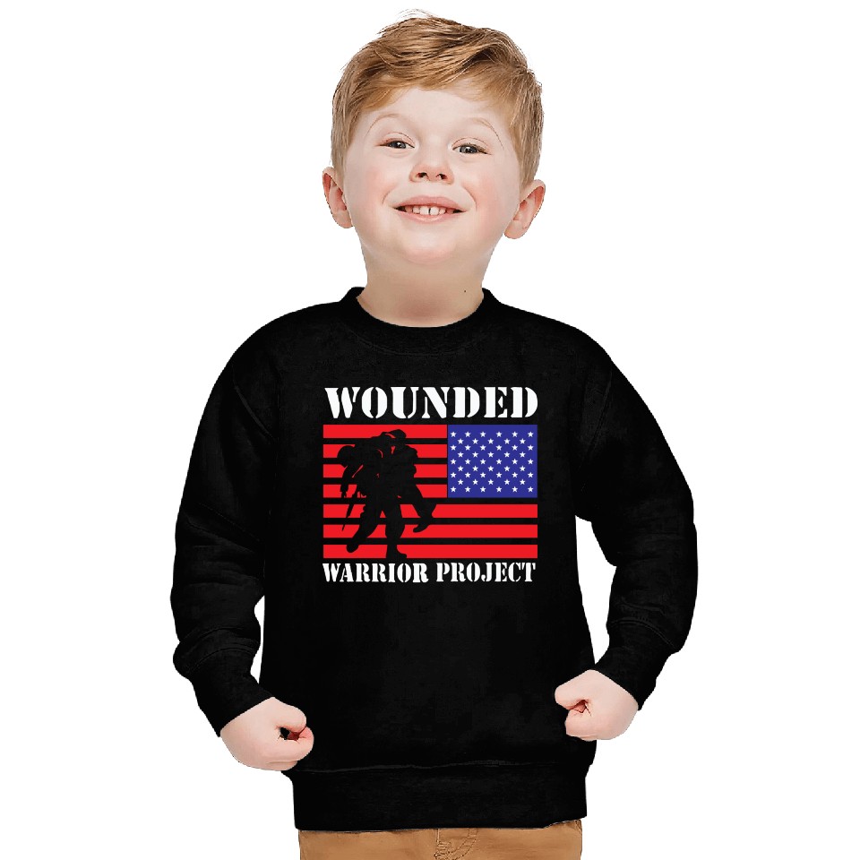 Wounded Warrior Project Us Flag Sweatshirts