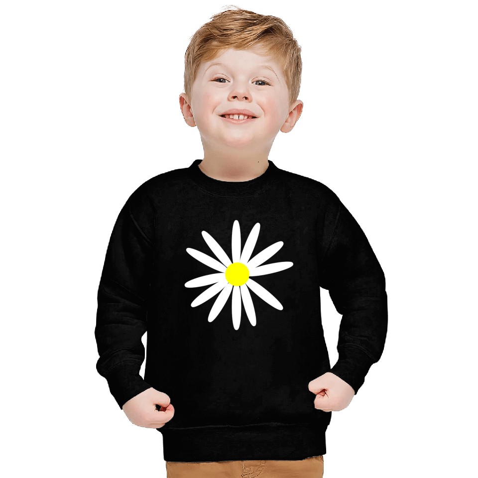 White Daisy Sweatshirts