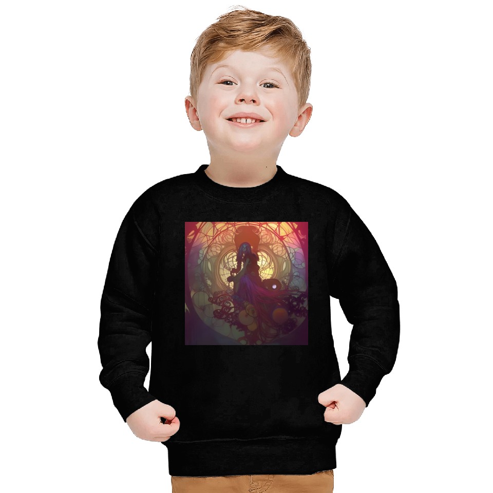 Psychedelic Clocktower Specter Sweatshirts