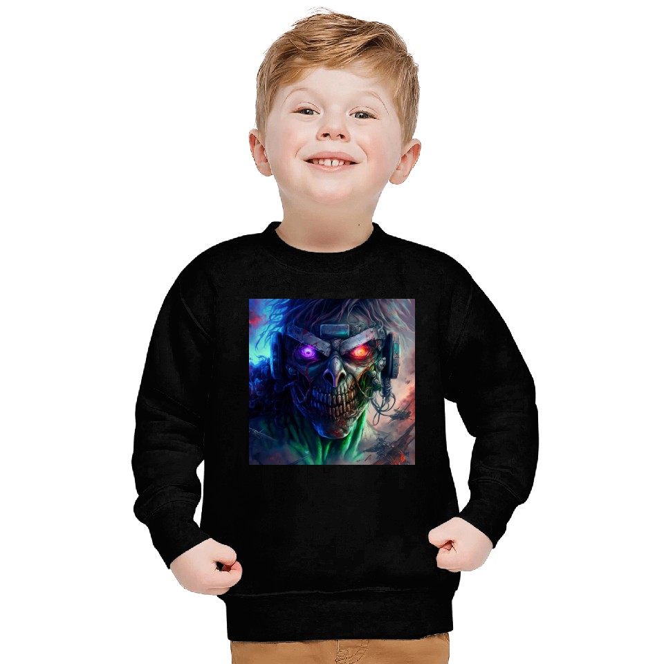 ZOMBIE IRON MAIDEN (version 12) Sweatshirts