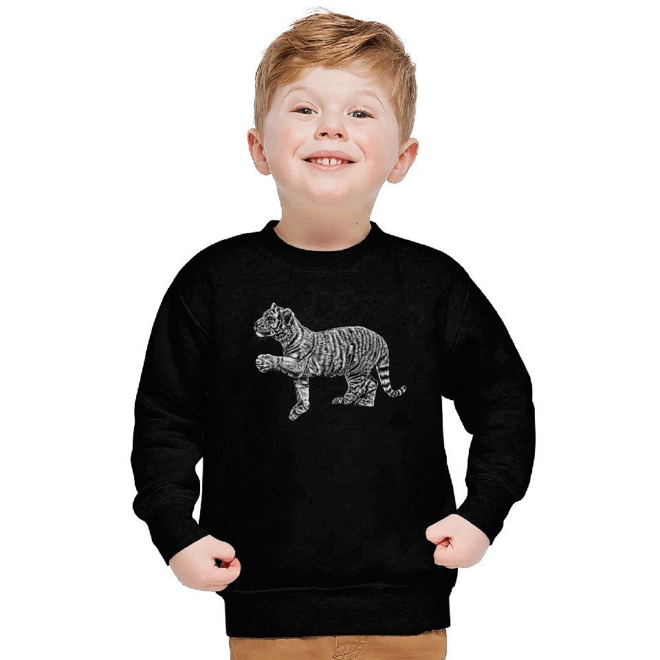Amur tiger cub Sweatshirts
