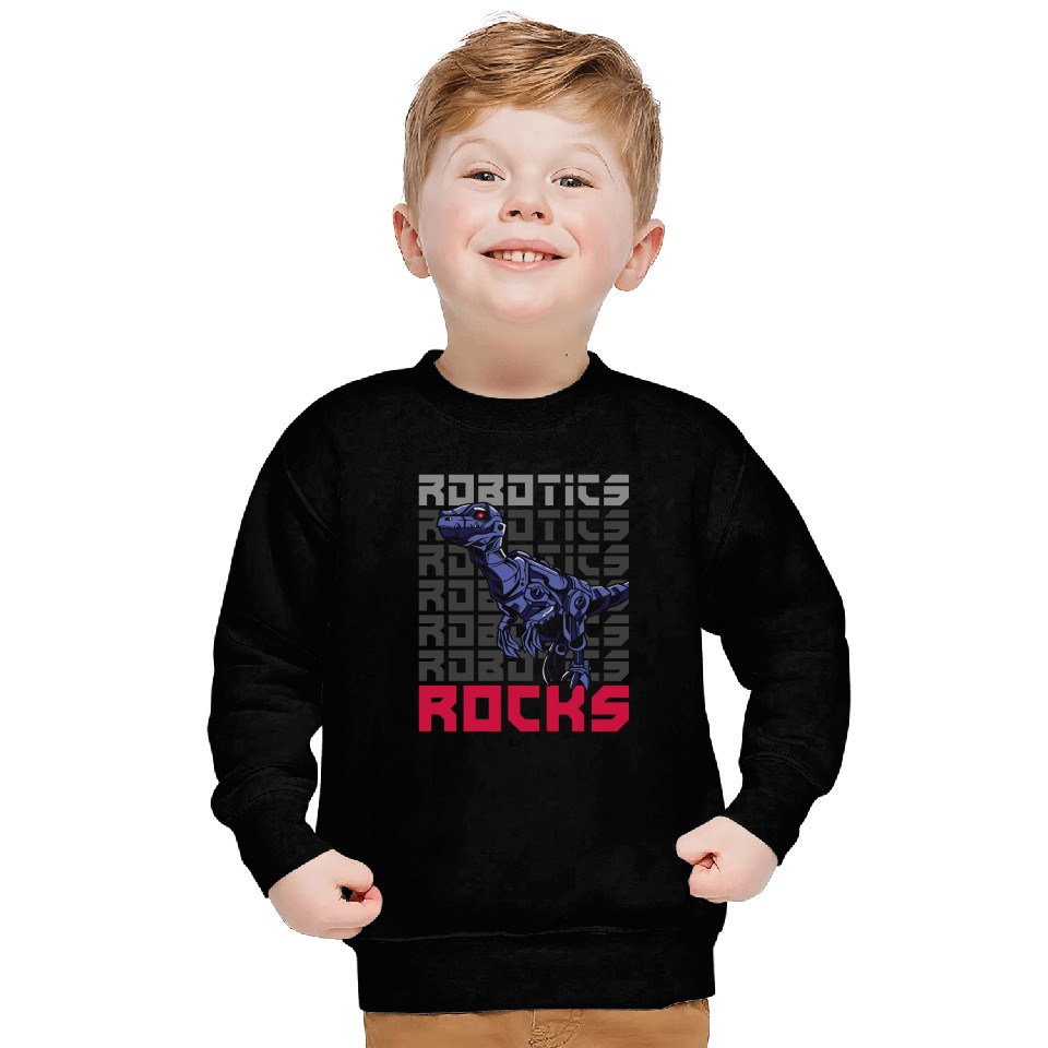 Robot Robotics Engineer T-Rex Sweatshirts