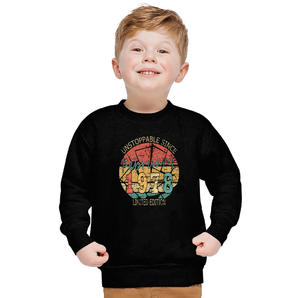 1978 Born Vintage Rose Gift Sweatshirts