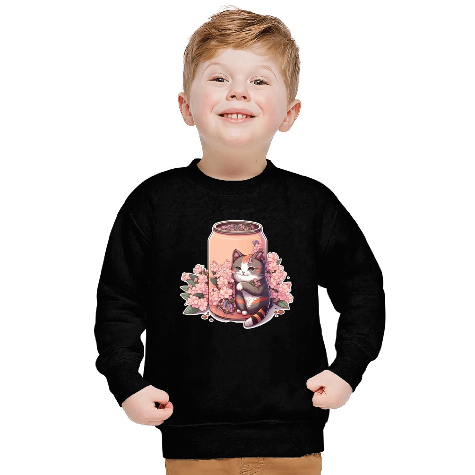 Anime cat Sweatshirts