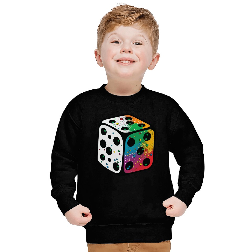 Abstract dice Sweatshirts