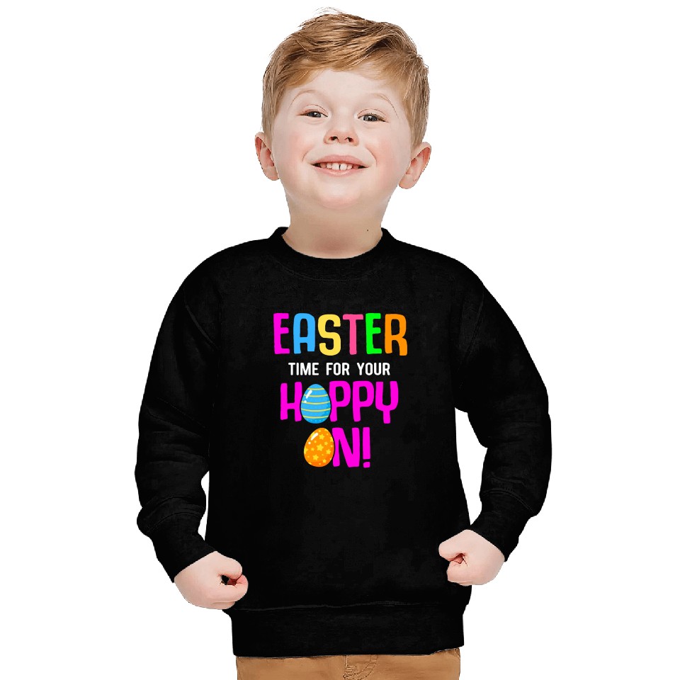Easter Rabbit Easter Bunny Flowers Eggs Sweatshirts